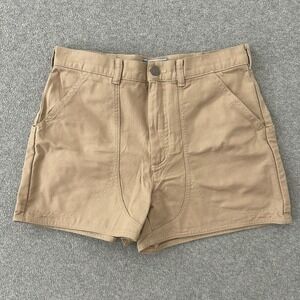 Patagonia Stand Up Shorts Women 10 Tan Organic Cotton Canvas 58161 Gorpcore NWT